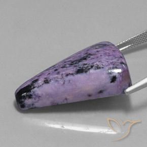 Charoíta Violeta medio natural de 36.35 ct, Trillón, Opaco