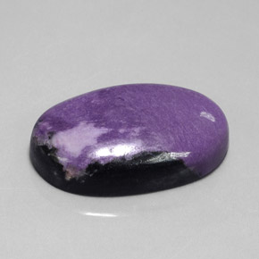 Charoíta Violeta natural de 49.75 ct, Ovalada, Opaco