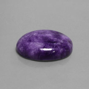 Charoíta Violeta natural de 16.85 ct, Corte Óvalo, Opaco