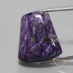 32.77ct Natural Violeta oscuro Charoíta, Elegante, Opaco