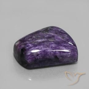 Charoíta Violeta oscuro natural de 32.77 ct, Elegante, Opaco