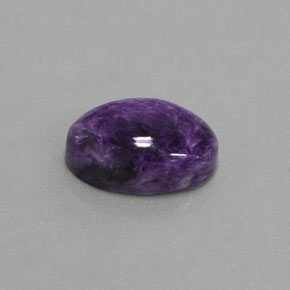 Charoíta Violeta natural de 6.09 ct, Corte Óvalo, Opaco