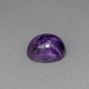 Charoíta Violeta natural de 3.12 ct, Corte Óvalo, Opaco