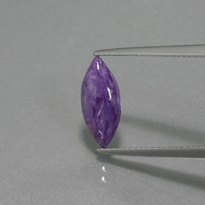Charoíta Violeta natural de 1.32 ct, Marquesa, Opaco