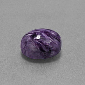 Charoíta Violeta natural de 3.25 ct, Corte Óvalo, Opaco