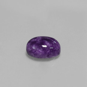 Charoíta Violeta natural de 2.00 ct, Corte Óvalo, Opaco