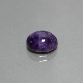 Charoíta Violeta natural de 1.84 ct, Corte Óvalo, Opaco