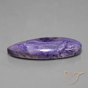 Charoíta Violeta oscuro medio natural de 36.05 ct, Marquesa, Opaco