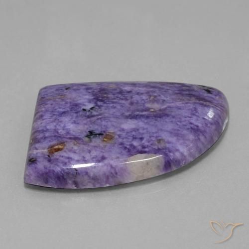 Charoíta Violeta oscuro natural de 43.72 ct, Elegante, Opaco