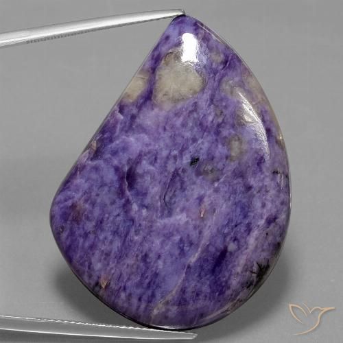 54.00ct Natural Violeta medio Charoíta, Elegante, Opaco