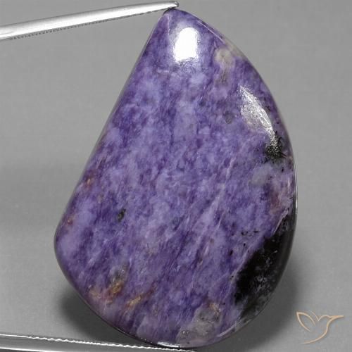 53.78ct Natural Violeta medio Charoita, Elegante, Opaco