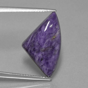 Charoíta Violeta natural de 8.20 ct, Forma elegante, Opaco