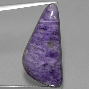 Charoíta Violeta natural de 16.20 ct, Forma elegante, Opaco