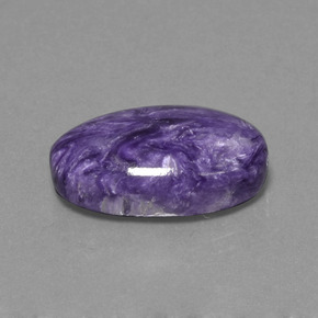 Charoíta Violeta natural de 12.95 ct, Corte Óvalo, Opaco