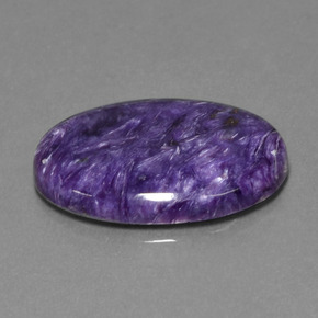 Charoíta Violeta natural de 15.89 ct, Corte Óvalo, Opaco