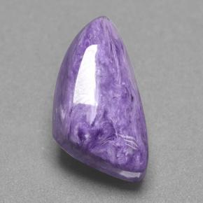 Charoíta Violeta natural de 5.94 ct, Forma elegante, Opaco