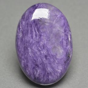 Charoíta Violeta natural de 16.59 ct, Corte Óvalo, Opaco