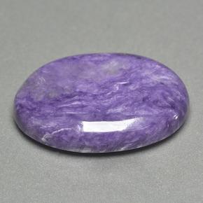 Charoíta Violeta natural de 16.59 ct, Corte Óvalo, Opaco