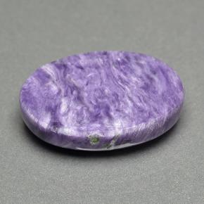 Charoíta Violeta natural de 12.16 ct, Corte Óvalo, Opaco