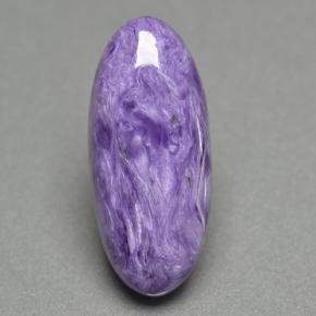 Charoíta Violeta natural de 8.15 ct, Corte Óvalo, Opaco