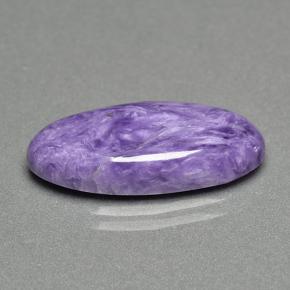 Charoíta Violeta natural de 8.15 ct, Corte Óvalo, Opaco