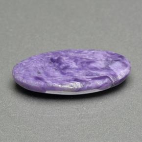 Charoíta Violeta natural de 8.15 ct, Corte Óvalo, Opaco