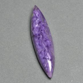 Charoíta violeta natural de 8,00 ct, marquesa, translúcido