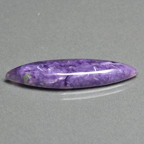 Charoíta violeta natural de 8,00 ct, marquesa, translúcido