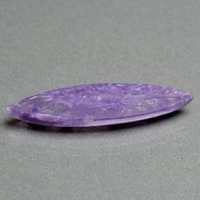 Charoíta violeta natural de 8,00 ct, marquesa, translúcido