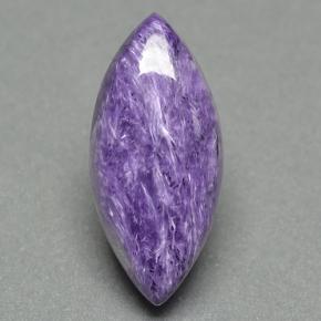 Charoíta violeta natural de 9,36 ct, marquesa, opaco