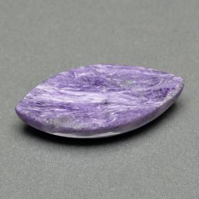 Charoíta violeta natural de 9,36 ct, marquesa, opaco