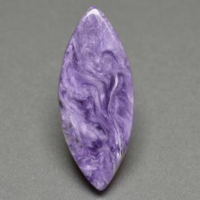 Charoíta Violeta natural de 4.65 ct, Marquesa, Opaco