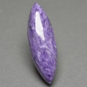 Charoíta Violeta medio natural de 11.24 ct, Marquesa, Opaco
