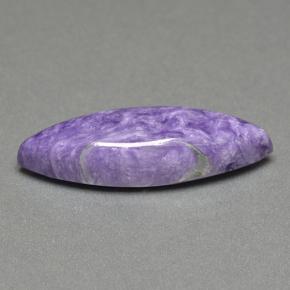 Charoíta Violeta medio natural de 11.24 ct, Marquesa, Opaco