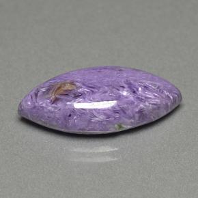Charoíta Violeta natural de 11.38 ct, Marquesa, Opaco