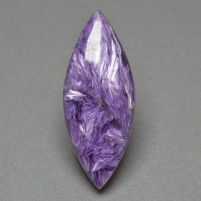 Charoíta violeta natural de 9,46 ct, marquesa, opaco