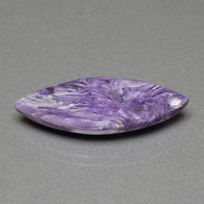 Charoíta violeta natural de 9,46 ct, marquesa, opaco