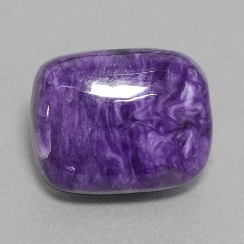 Charoíta Violeta natural de 16.05 ct, Corte Cojín, Opaco