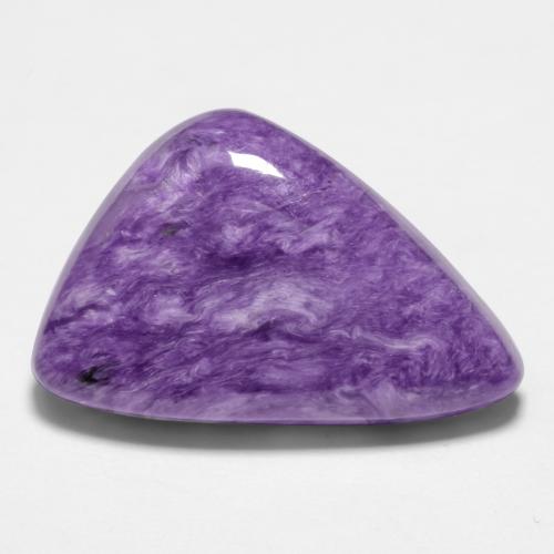 Charoíta violeta natural de 10,30 ct, forma elegante, opaco