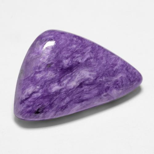 Charoíta violeta natural de 10,30 ct, forma elegante, opaco