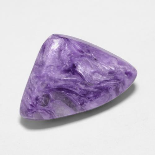 Charoíta Violeta púrpura claro natural de 6.51 ct, Forma elegante, Opaco