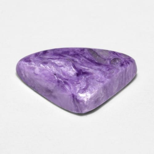Charoíta Violeta púrpura claro natural de 6.51 ct, Forma elegante, Opaco