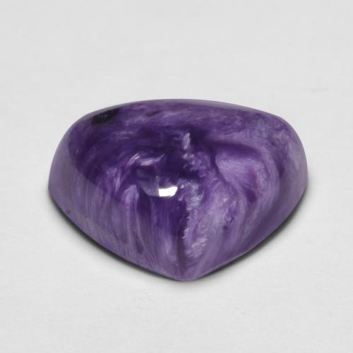 Charoíta violeta natural de 7,99 ct, forma elegante, opaco