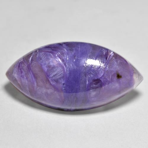 Charoíta Violeta púrpura terciopelo claro natural de 15.14 ct, Marquesa, Opaco