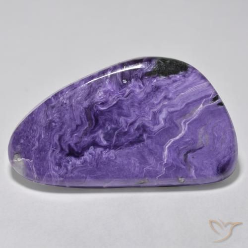 44.32ct Natural Violeta medio Charoita, Elegante, Opaco