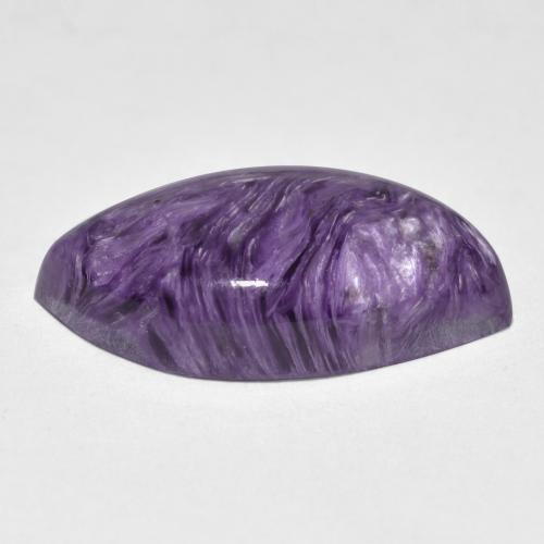 Charoíta violeta natural de 11,68 ct, marquesa, opaco