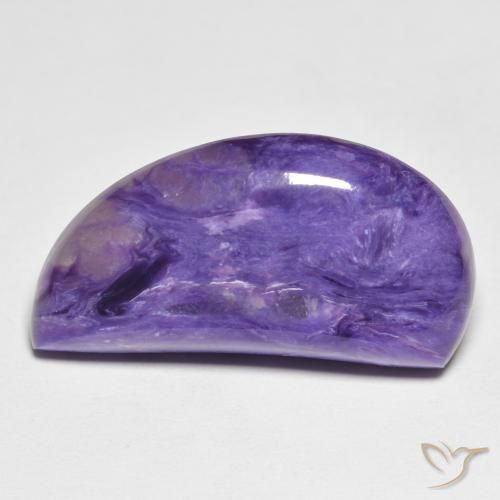 12.59ct Natural Medium Dark-Violet Charoita, Elegante, Opaco