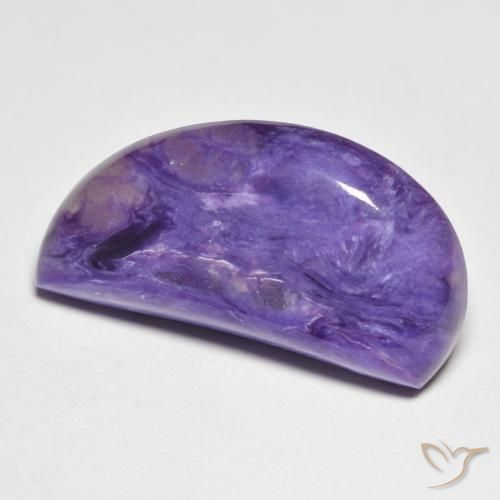 Charoíta Medium Dark-Violet natural de 12.59 ct, Elegante, Opaco