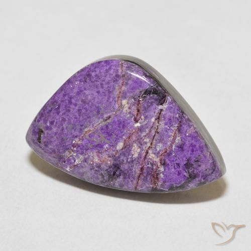 Charoíta Violeta medio natural de 21.33 ct, Elegante, Opaco