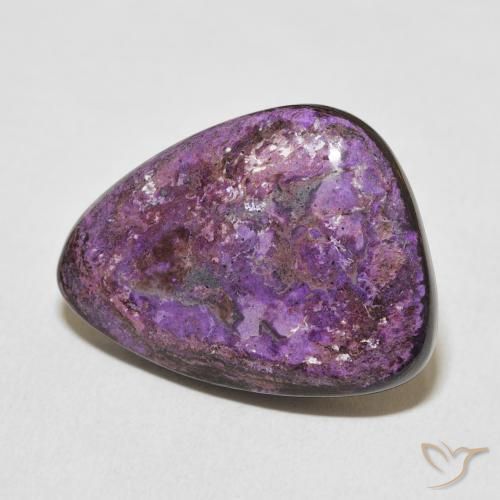 Charoíta Violeta púrpura terciopelo natural de 15.58 ct, Elegante, Opaco